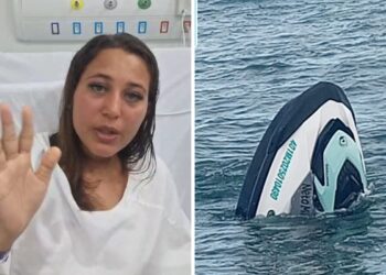 Mulher resgatada após 42 horas à deriva em alto-mar em Ilhabela grava vídeo do hospital: ‘Dor no corpo e garganta’