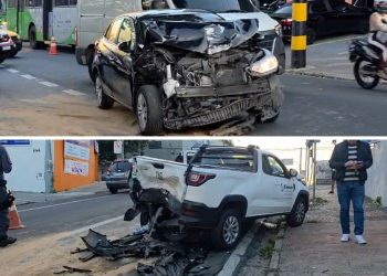 VÍDEO mostra engavetamento com cinco veículos na Ponte Preta, em Campinas